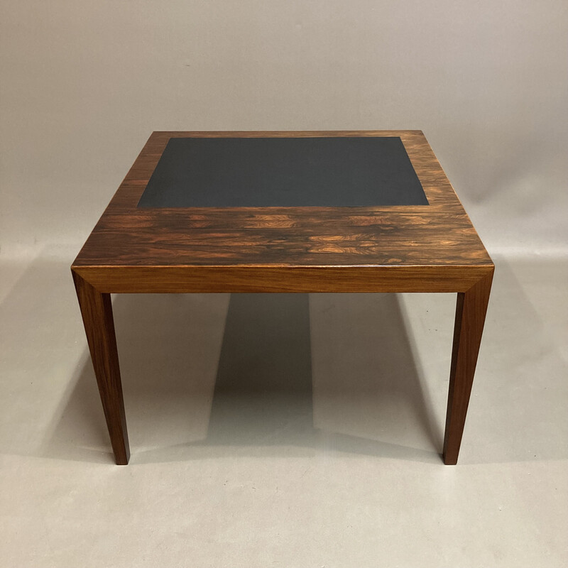 Vintage Scandinavian rosewood coffee table by Kai Kristiansen, 1950s