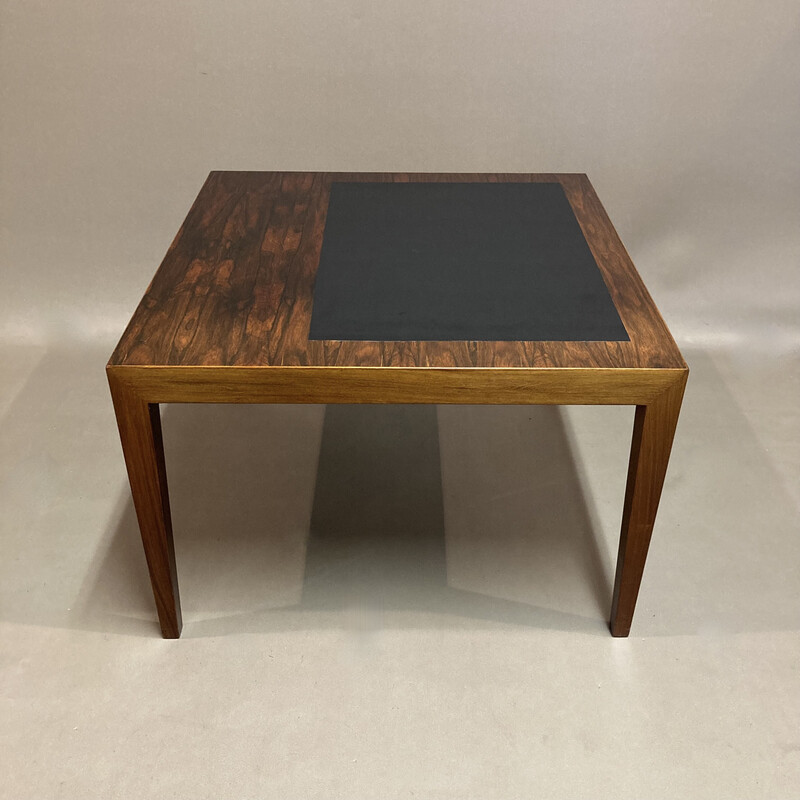 Vintage Scandinavian rosewood coffee table by Kai Kristiansen, 1950s