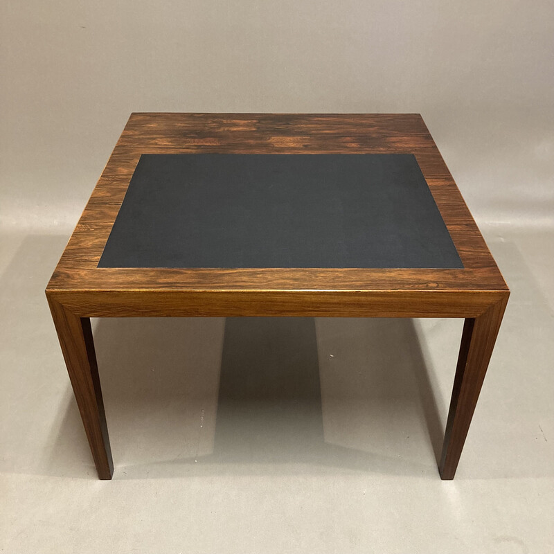 Vintage Scandinavian rosewood coffee table by Kai Kristiansen, 1950s