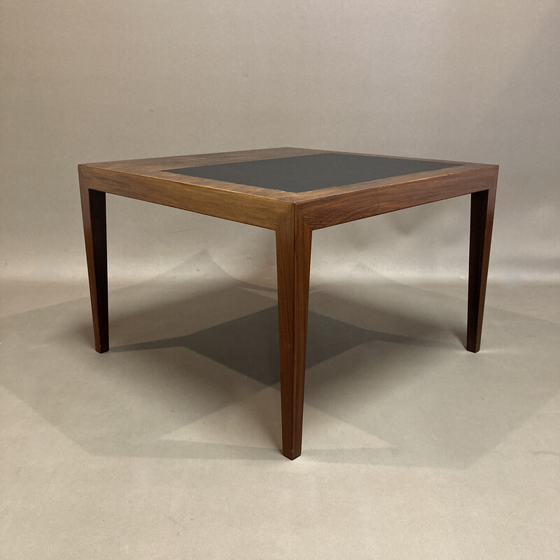 Vintage Scandinavian rosewood coffee table by Kai Kristiansen, 1950s