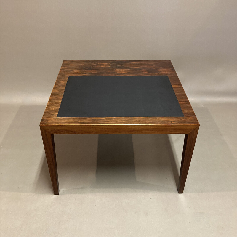 Vintage Scandinavian rosewood coffee table by Kai Kristiansen, 1950s