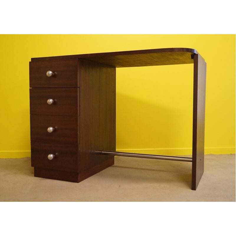 Wood and metal desk - 1930s