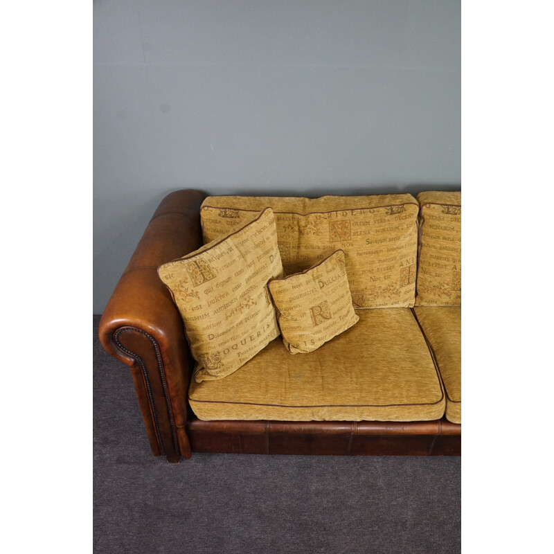 Vintage Schafsfell 3-Sitzer Sofa