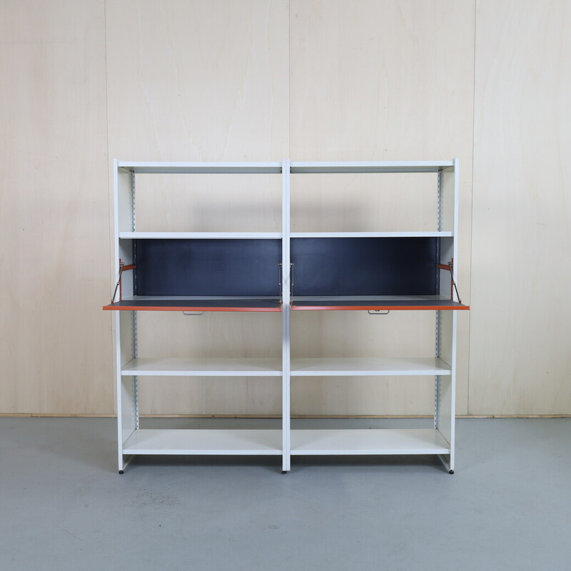 Vintage industrial steel shelf “5600” by A.R. Cordemeijer for Gispen, 1960s