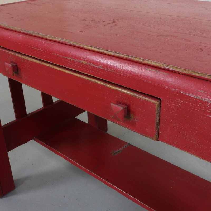 Arts and Crafts vintage desk, 1940s