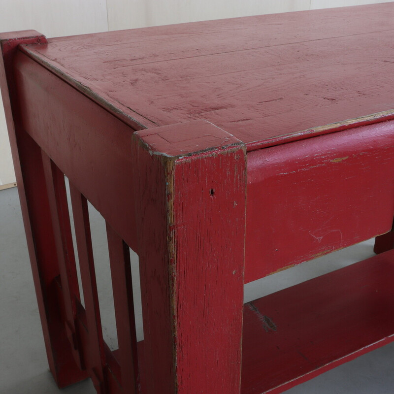 Arts and Crafts vintage desk, 1940s