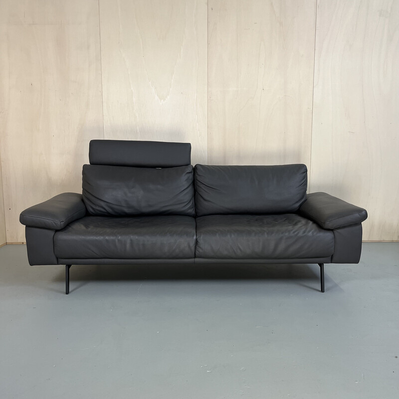 Zeitloses Vintage-Sofa aus Leder von Novastyl