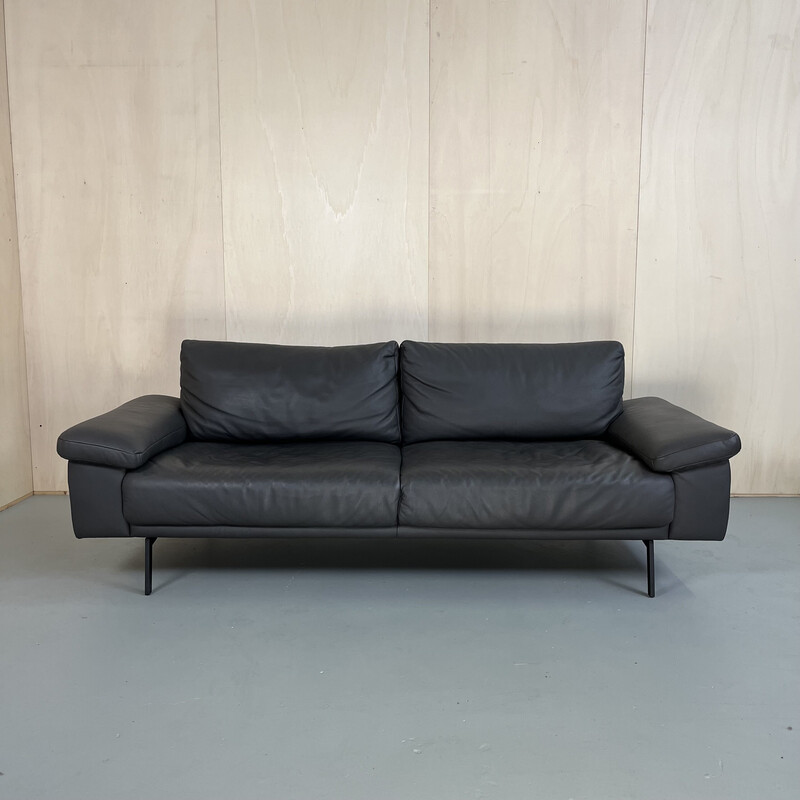 Zeitloses Vintage-Sofa aus Leder von Novastyl