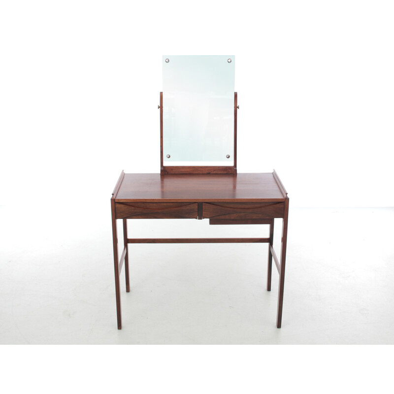 Vintage Scandinavian dressing table in Rio rosewood by Arne Vodder for Nc Møbler