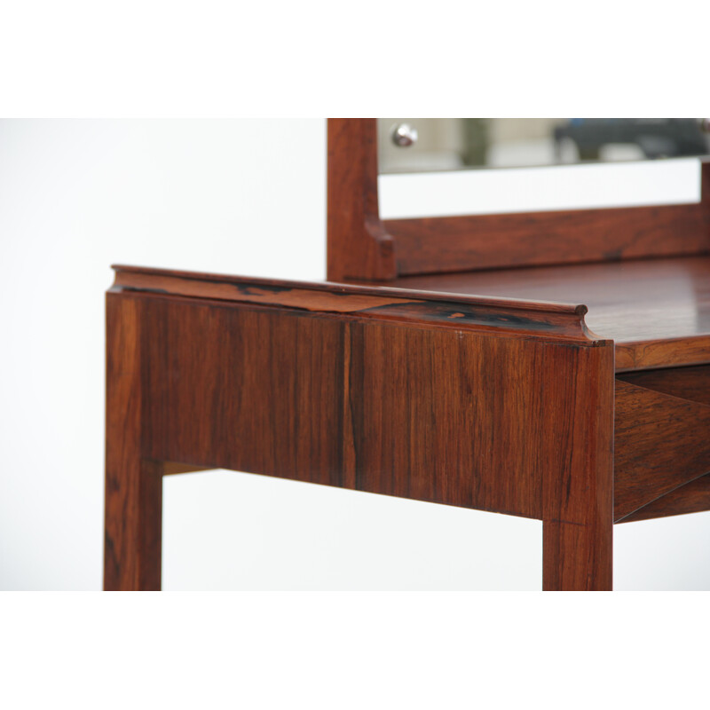 Vintage Scandinavian dressing table in Rio rosewood by Arne Vodder for Nc Møbler