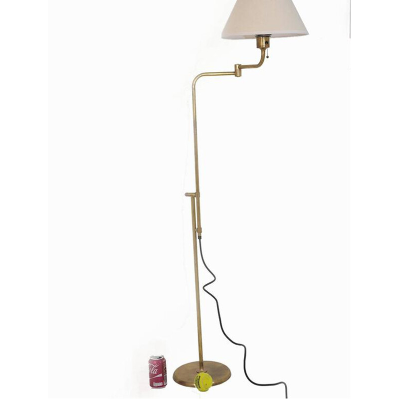 Pair of French mid-Century adjustable floor lamp - 1960s