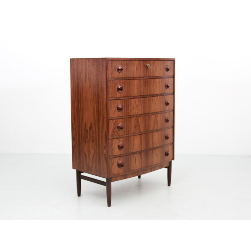 Vintage Scandinavian chest of drawers in Rio rosewood by Kai Kristiansen