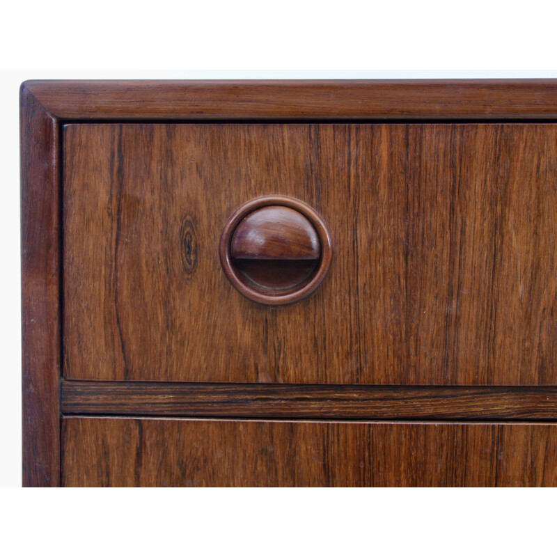 Vintage Scandinavian chest of drawers in Rio rosewood by Kai Kristiansen