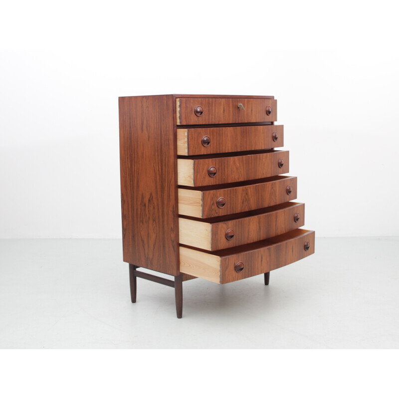 Vintage Scandinavian chest of drawers in Rio rosewood by Kai Kristiansen