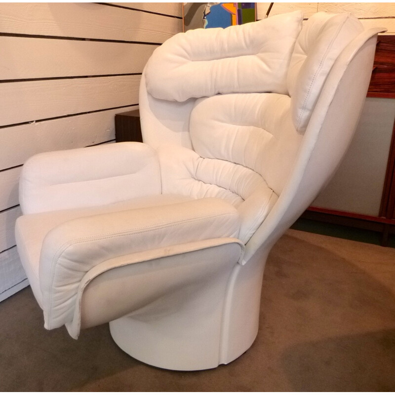 White ELDA armchair - 1970s