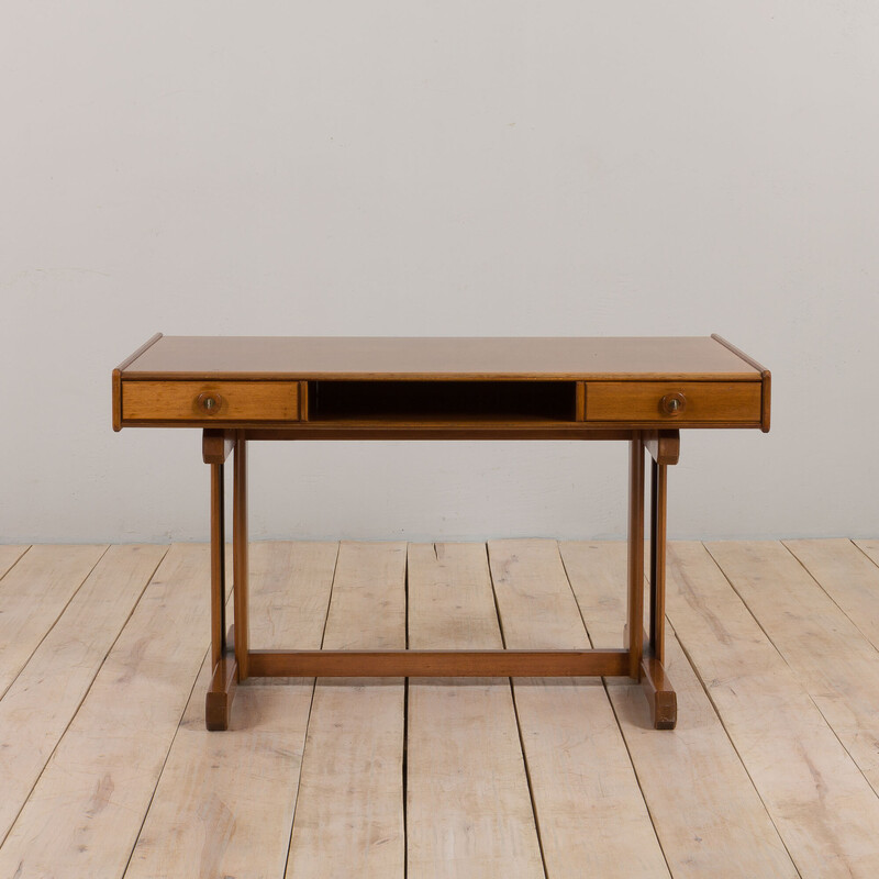 Vintage desk by Gianfranco Frattini for Bernini, Italy 1950s