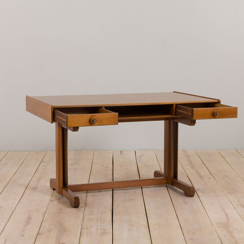 Bureau vintage par Gianfranco Frattini pour Bernini, Italie 1950