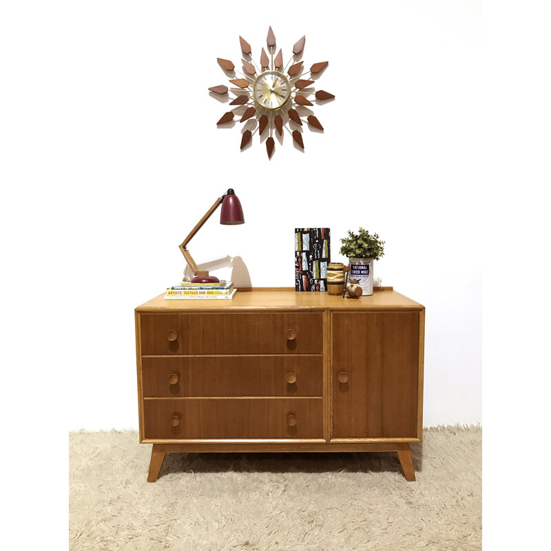 Original Meredew oak cabinet sideboard - 1950s