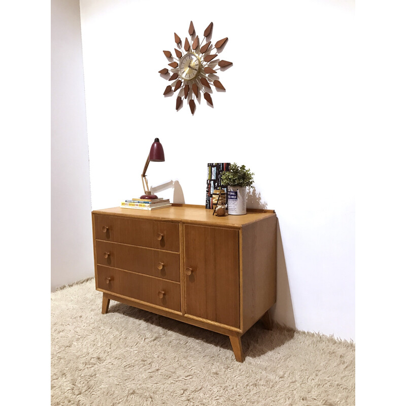 Original Meredew oak cabinet sideboard - 1950s