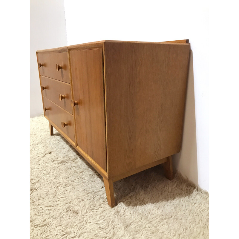 Original Meredew oak cabinet sideboard - 1950s