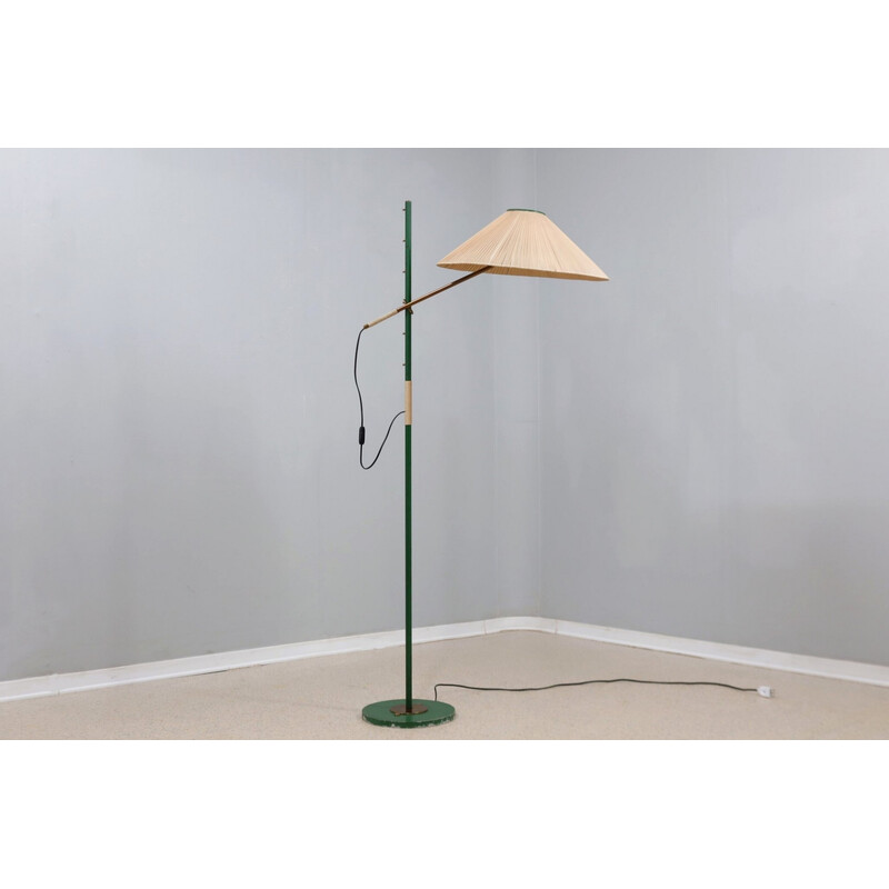 Mid century adjustable floor lamp by J.T. Kalmar, 1950s