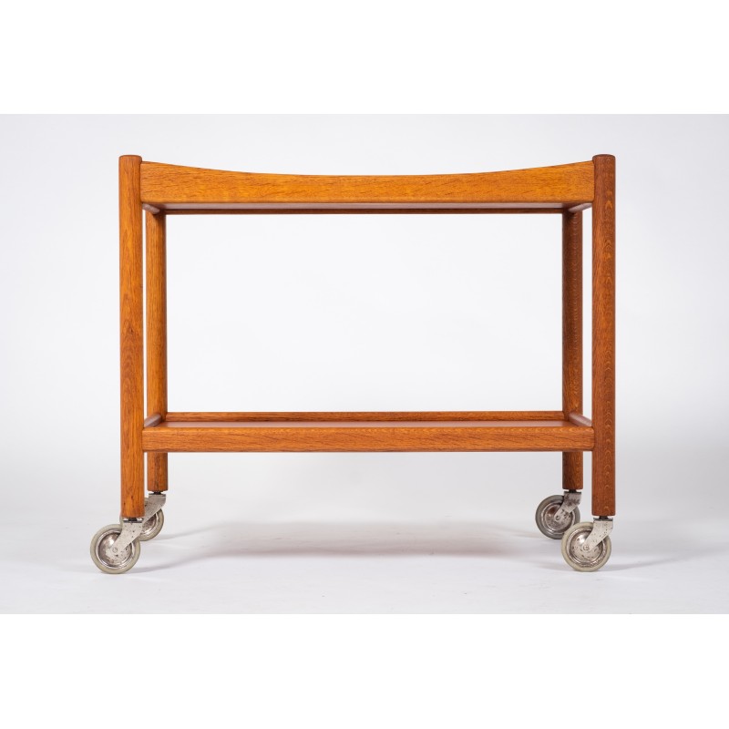 Vintage bar trolley van Hans J. Wegner voor Andreas Tuck, Denemarken 1950