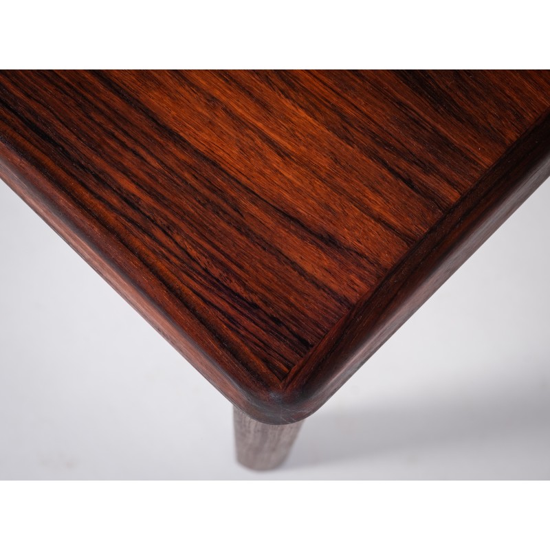 Mesa lateral Vintage rosewood por Henning Kjærnulf para Vejle Mobelfabrik, década de 1960