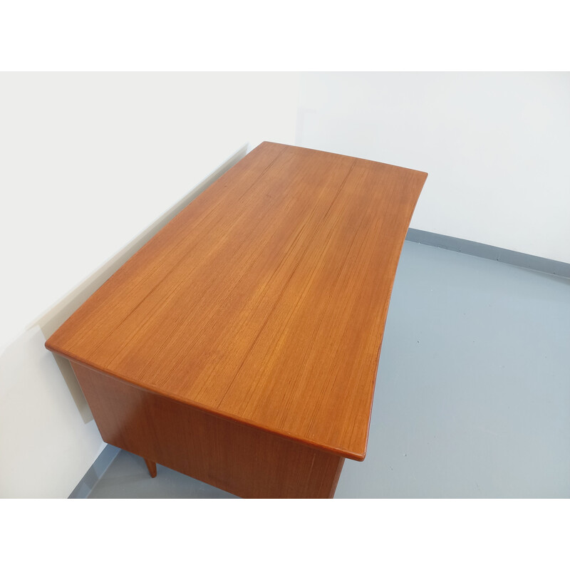 Scandinavisch vintage teak bureau, 1960