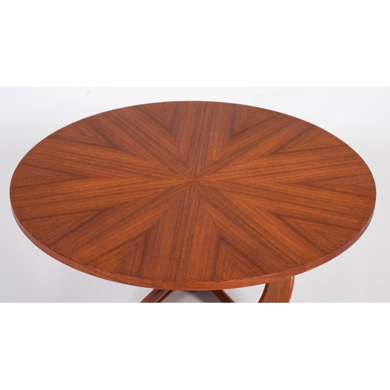 Mesa de café Vintage teak de Søren Georg Jensen para Kubus, Dinamarca 1960