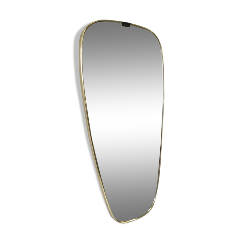 Golden vintage mirror - 1950s