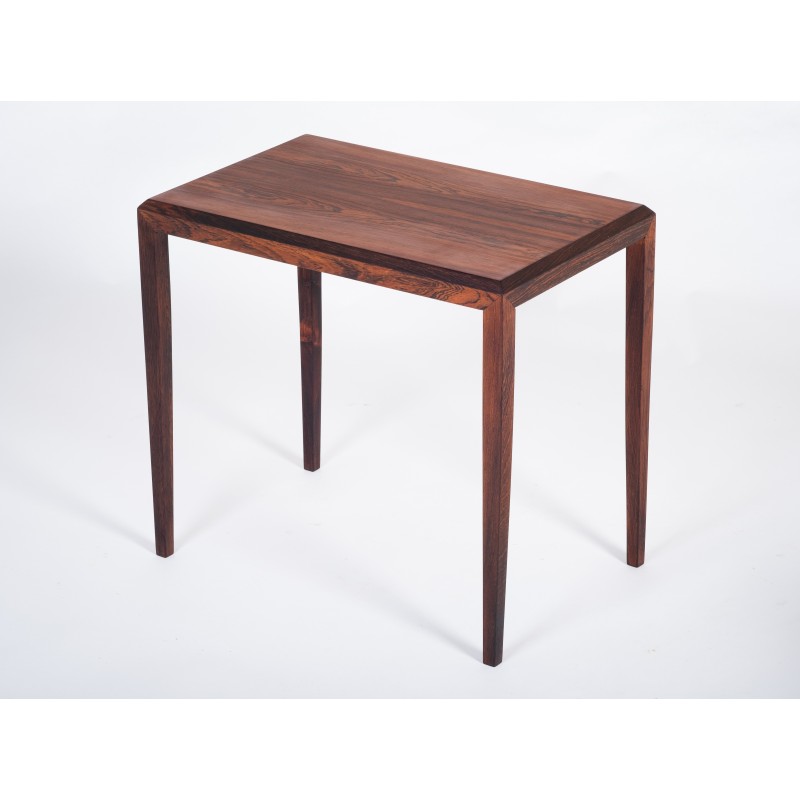 Vintage rosewood nesting tables by Johannes Andersen for Silkeborg, Denmark 1960