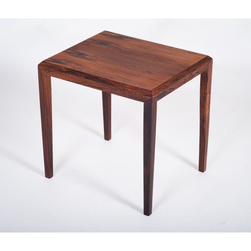 Vintage rosewood nesting tables by Johannes Andersen for Silkeborg, Denmark 1960