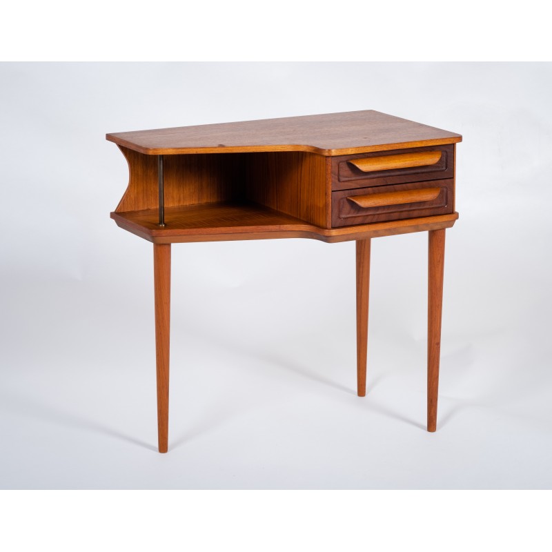 Vintage teak side table, Denmark 1960s