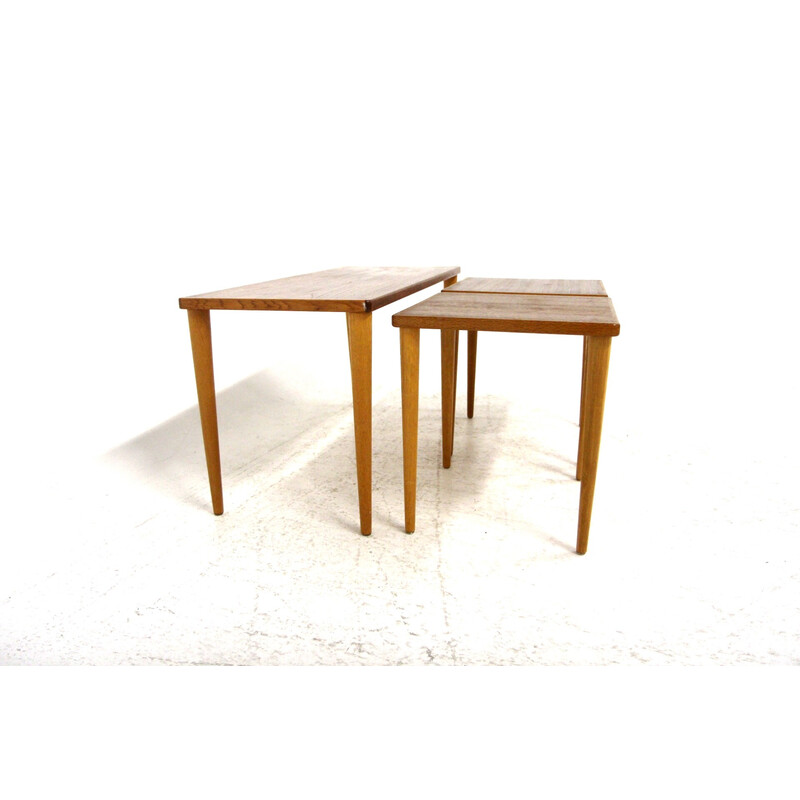 Vintage "Cubus" nesting coffee tables by Yngve Ekström, Sweden 1960