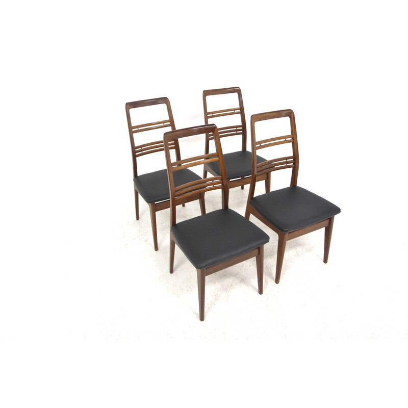 Satz von 4 Vintage-Stühlen "Rosetto" von Svante Skogh für Abra Möbler, Schweden 1960