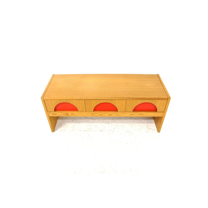Scandinavian vintage pine chest of drawers, Sweden 1960