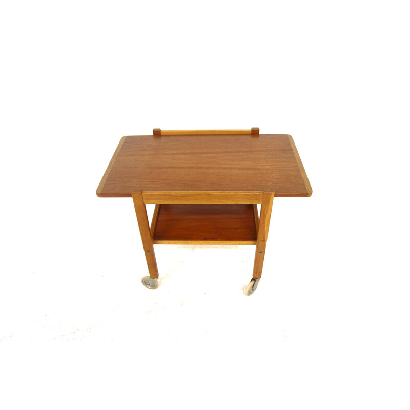 Scandinavian vintage teak serving table, Sweden 1960