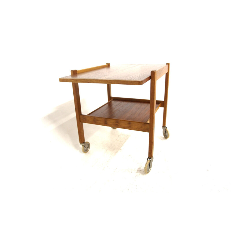 Scandinavian vintage teak serving table, Sweden 1960