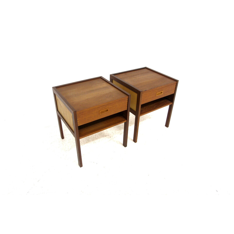 Paire de tables de chevets vintage par Gillis Lundgren pour Möbel-Ikea, Suède 1960