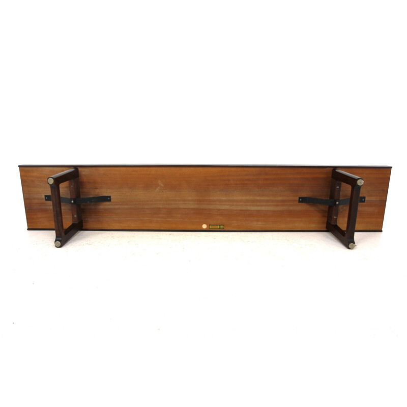 Vintage minimalist rosewood coffee table "Krobo" by Torbjørn Afdal, Norway 1960