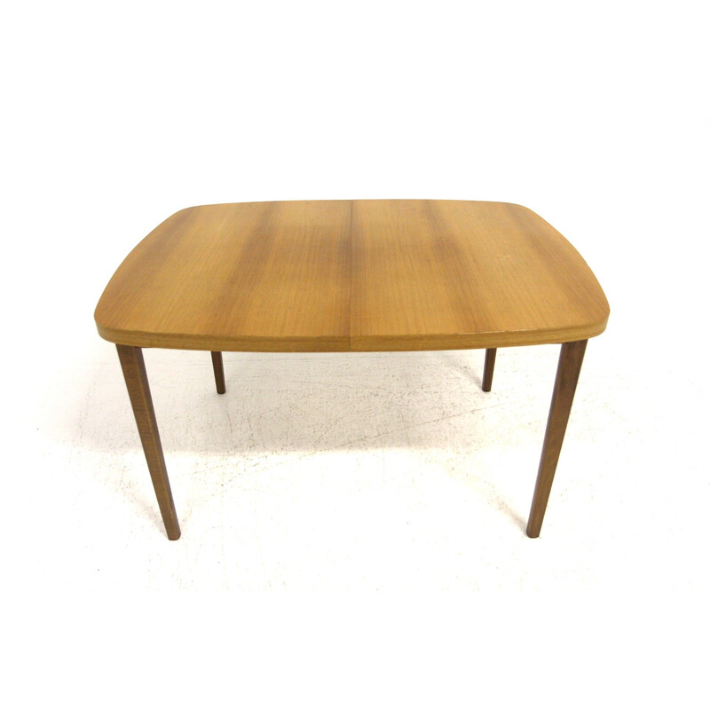 Scandinavian vintage walnut table, Sweden 1960