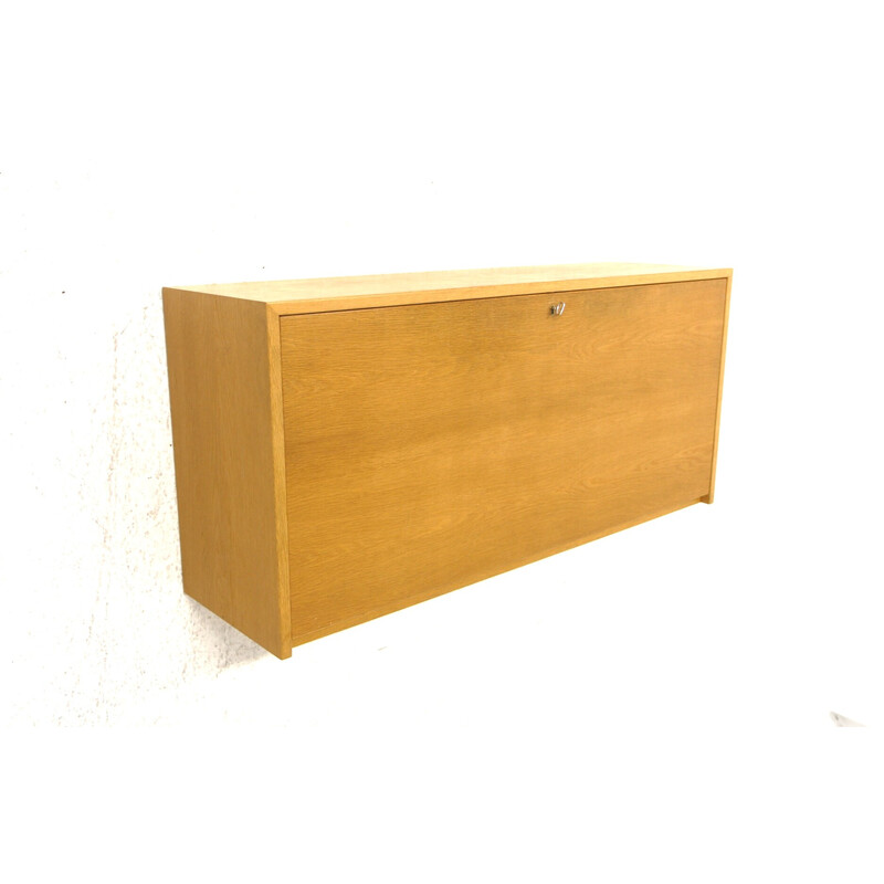 Vintage oakwood "Öresund" secretary by Børge Mogensen for Karl Andersson and Söner, Sweden 1960