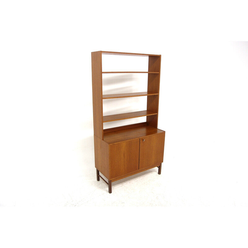 Vintage teak bookcase, Sweden 1960