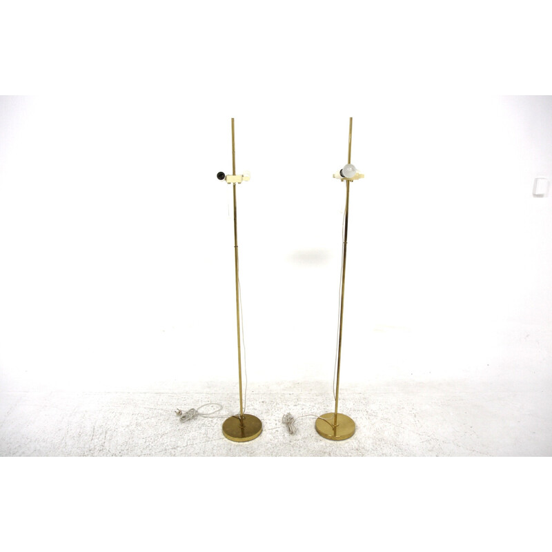 Pair of vintage "model G 89" floor lamps by Hans-Agne Jakobsson for Markaryd, Sweden 1950