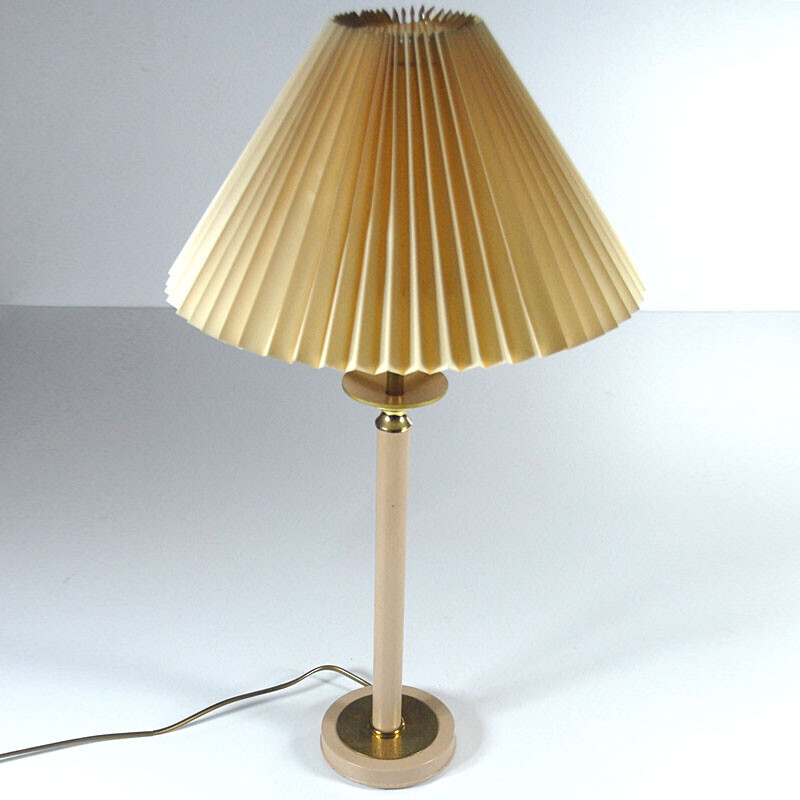Lampe de table vintage en métal de Kullman, Allemagne 1980