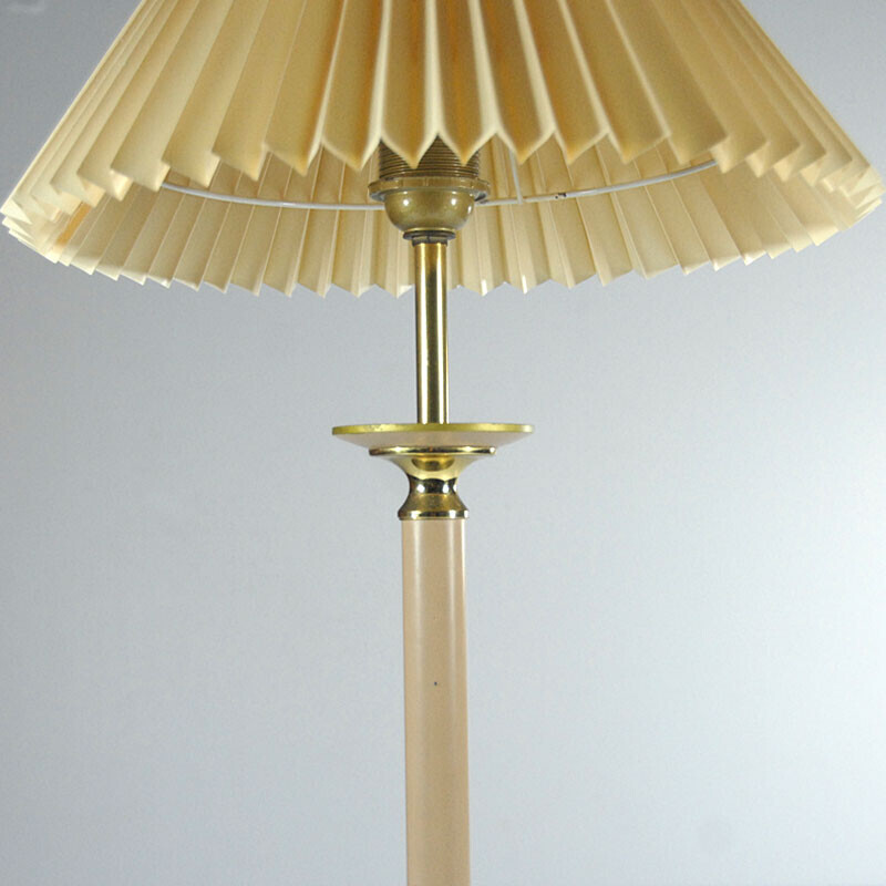 Vintage metal table lamp by Kullman, Germany 1980s