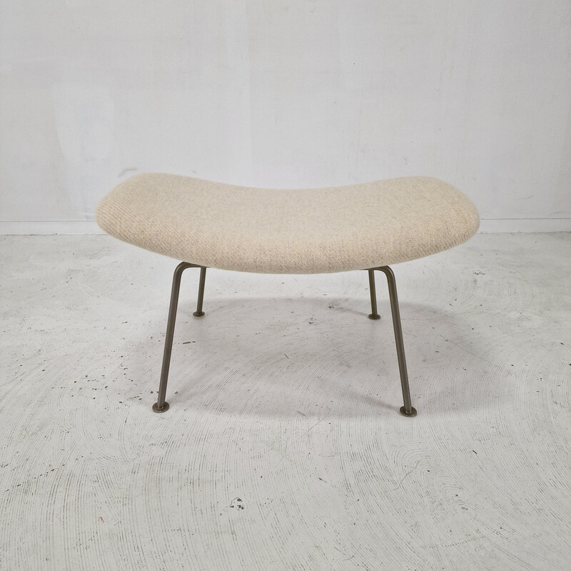 Poltrona Oyster vintage con pouf di Pierre Paulin per Artifort, 1960