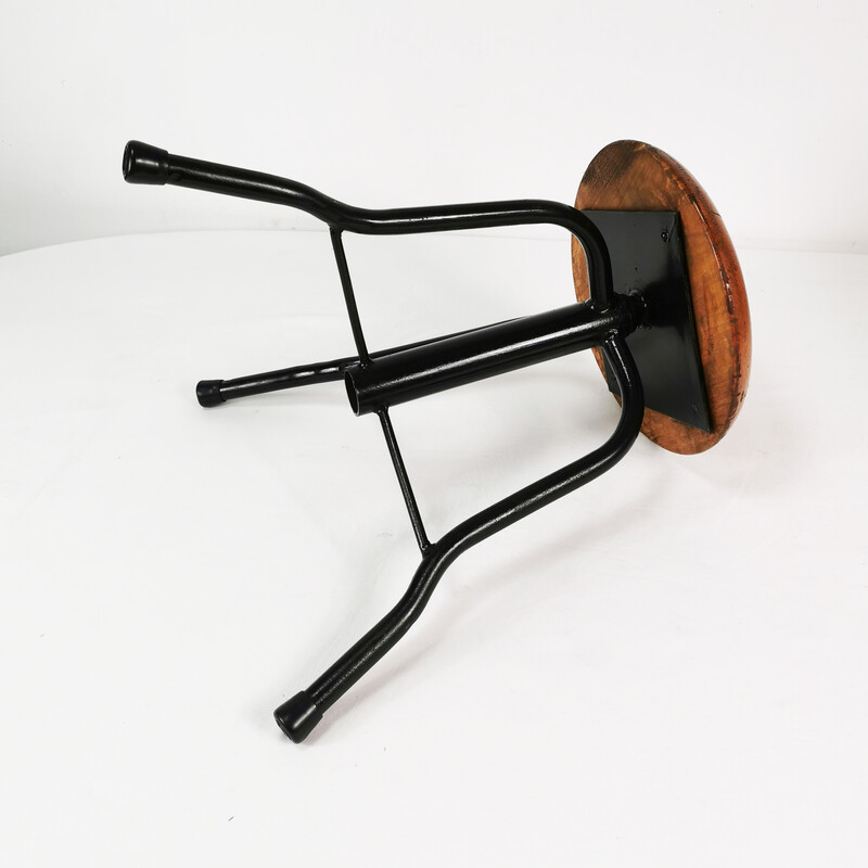 Vintage rotating stool, Poland 1970s