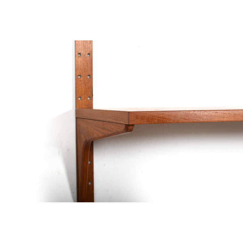 Vintage teak shelf system by Hg Furniture, Denmark 1960s