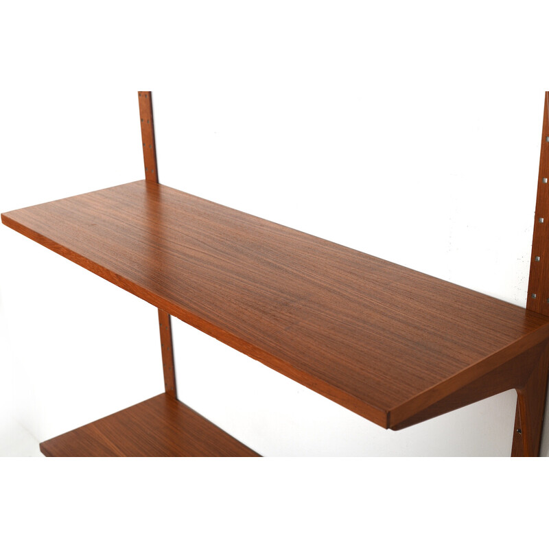 Système d'étagères vintage en teck par Hg Furniture, Danemark 1960